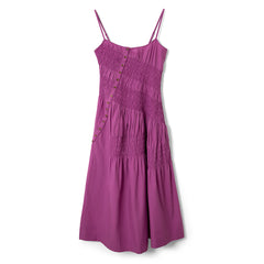 Damson Madder Lyra Midi Dress Magenta