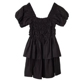 Damson Madder Lyza Mini Dress Black - Parasol Store