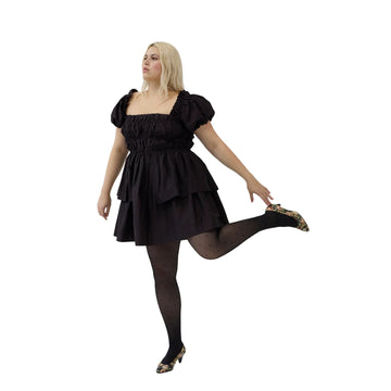 Damson Madder Lyza Mini Dress Black - Parasol Store