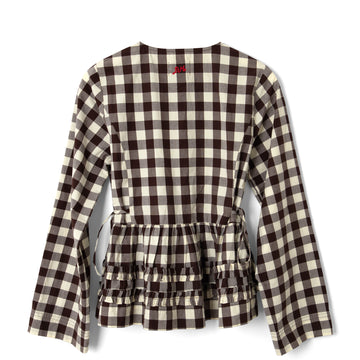 Damson Madder Madison Blouse Butter Gingham
