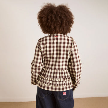 Damson Madder Madison Blouse Butter Gingham
