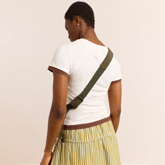 Damson Madder Matilda Cross Body Bag Dark Green