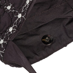 Damson Madder Minnie Shirred Shoulder Bag Black - Parasol Store