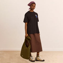 Damson Madder Nature Bathing SS Graphic Tee Black