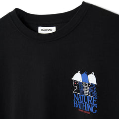 Damson Madder Nature Bathing SS Graphic Tee Black