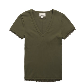 Damson Madder Paige S/S Tee Olive