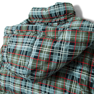 Damson Madder Pearl Hooded Puffer Multi Check - Parasol Store