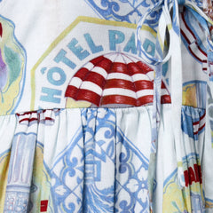 Damson Madder Penny Shell Top Holiday Print - Parasol Store