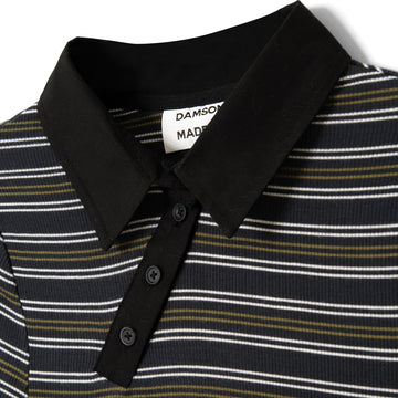 Damson Madder Peyton L/S Polo Multi
