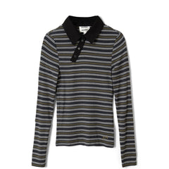 Damson Madder Peyton L/S Polo Multi