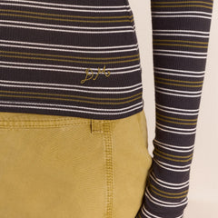 Damson Madder Peyton L/S Polo Multi
