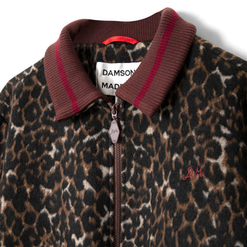 Damson Madder Us Excl Pixie Wool Bomber Leopard - Parasol Store
