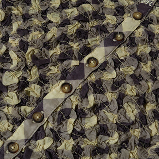 Damson Madder Posey Cardi Midi Dress Sheer Butter Gingham - Parasol Store