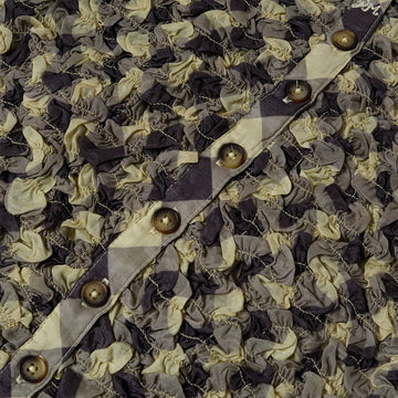 Damson Madder Posey Cardi Midi Dress Sheer Butter Gingham - Parasol Store