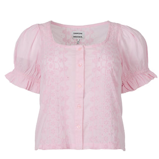 Damson Madder Prim Blouse Pink - Parasol Store