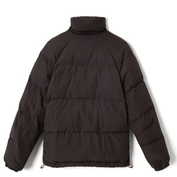 Damson Madder Reversible Opal Puffer Coat Check Plum