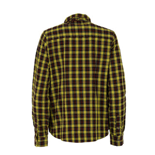 Damson Madder Robyn Shirt With Removable Tie Yellow Check