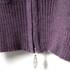 Damson Madder Saffy Merino Wool Cardigan Brushed Check Multi