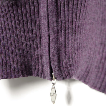 Damson Madder Saffy Merino Wool Cardigan Brushed Check Multi