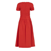 Damson Madder Saffy Midi Dress Red Alert - Parasol Store