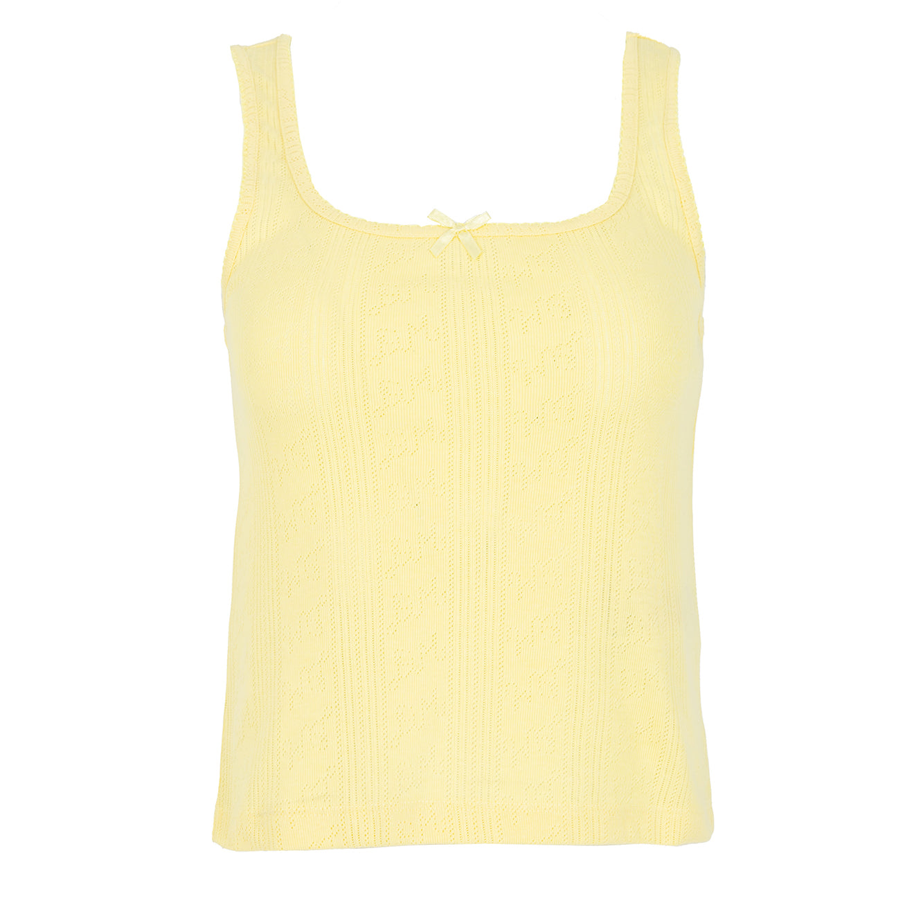 Damson Madder Salome Pointelle Cami Butter - Parasol Store