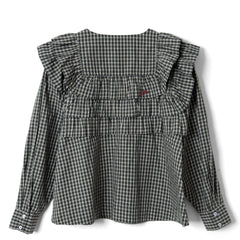 Damson Madder Shay Blouse Mini Check Multi