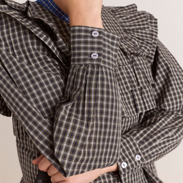 Damson Madder Shay Blouse Mini Check Multi