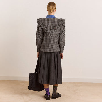 Damson Madder Shay Blouse Mini Check Multi