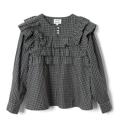 Damson Madder Shay Blouse Mini Check Multi