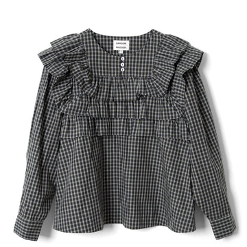 Damson Madder Shay Blouse Mini Check Multi