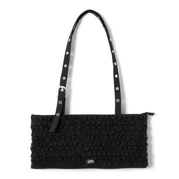 Damson Madder Sophia Ruffle Bag Black