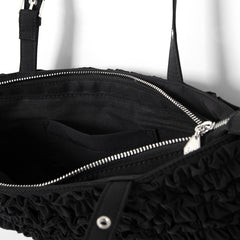 Damson Madder Sophia Ruffle Bag Black