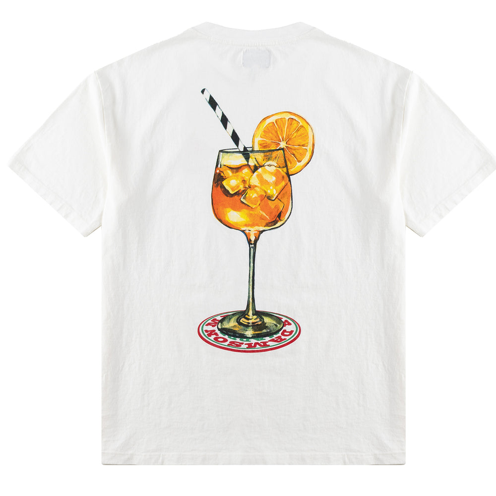 Damson Madder Spritz Boyfriend Tee White - Parasol Store