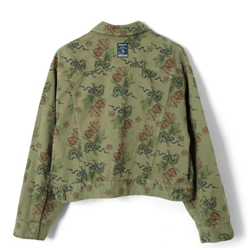 Damson Madder Stacia Jacket Overdye Tulip Khaki - Parasol Store