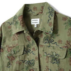 Damson Madder Stacia Jacket Overdye Tulip Khaki - Parasol Store