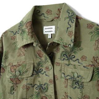 Damson Madder Stacia Jacket Overdye Tulip Khaki - Parasol Store