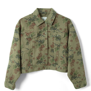 Damson Madder Stacia Jacket Overdye Tulip Khaki - Parasol Store