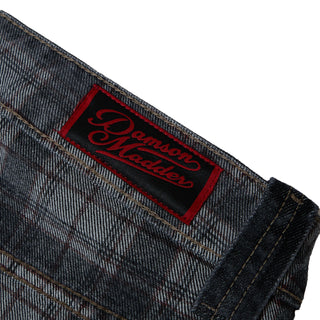 Damson Madder Sylvie Jeans Asphalt Wash / Check - Parasol Store