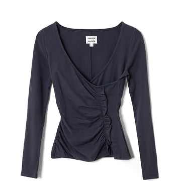 Damson Madder Trixie L/S Top Grey Blue