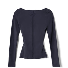 Damson Madder Trixie L/S Top Grey Blue