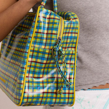 Damson Madder Truro Coated Holdall Zesty Check