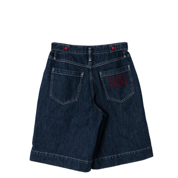 Damson Madder Womens Annie Denim Shorts Indigo