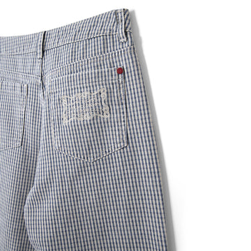 Damson Madder Womens Anya Jeans Micro Check
