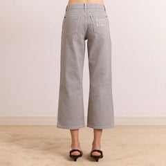 Damson Madder Womens Anya Jeans Micro Check