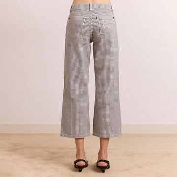 Damson Madder Womens Anya Jeans Micro Check