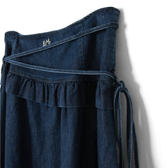 Damson Madder Womens Bellamie Skirt Dark Indigo - Parasol Store