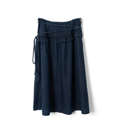 Damson Madder Womens Bellamie Skirt Dark Indigo - Parasol Store