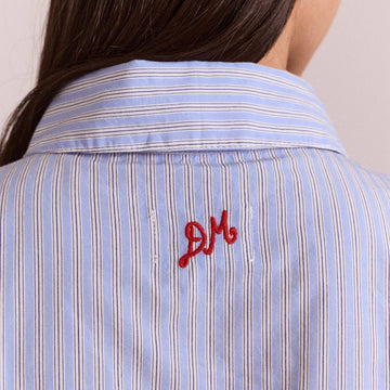 Damson Madder Womens Ebba Shirt Mini Business Stripe