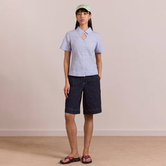 Damson Madder Womens Ebba Shirt Mini Business Stripe