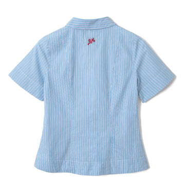 Damson Madder Womens Ebba Shirt Mini Business Stripe